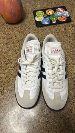 White Adidas samba size 9.5