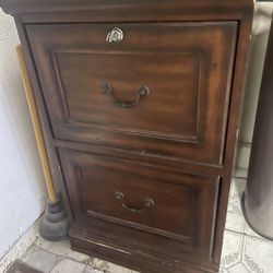 Wood Filing Cabinet
