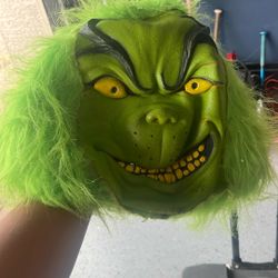 Grinch Face Mask