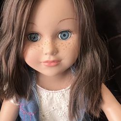 My Life As Madison Posable 18 inch Doll, Brunette Hair, Blue Eyes