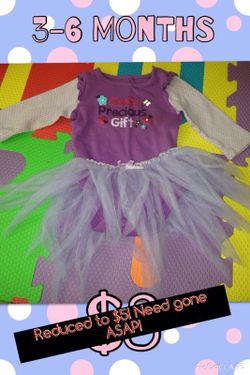 Super cute onesie with tutu