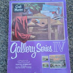 Vintage Craft Master Gallery Series Paint By Numbers GS-3057  Evening Surf 3 in 1 PBN Kit