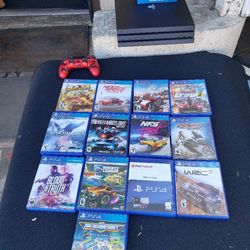 All Type of Racing Game $25! Per game. 5 For $100!.  Games only $250! $230! 2 Controller & 2020 PS4 Pro 1TB. All for $450! Or cash & Trade