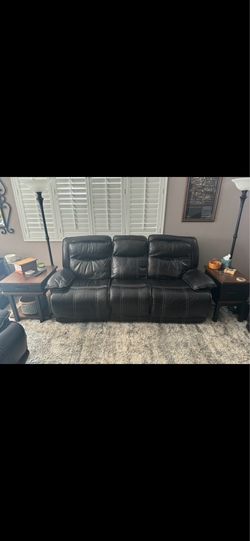 Mathis Brothers Boulevard Luxury Leather Couch Set