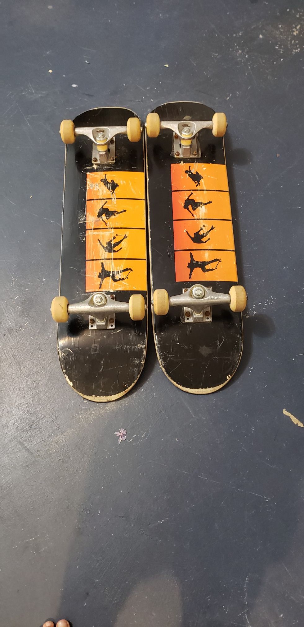 Two skate boards