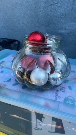 Decorative Jar - Christmas Centerpiece