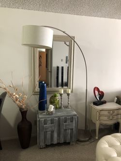Wall mirror $50 lamp $130