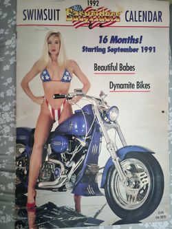 EASYRIDERS SWIMSUIT CALENDAR  1992