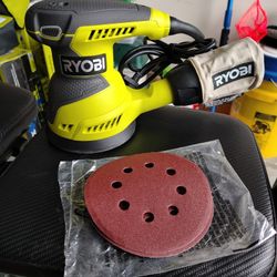 RYOBI 2.6 Amp Corded 5 in. Random Orbital Sander/LIKE NEW 