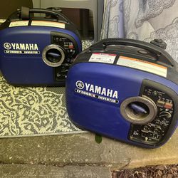 Two Like New Yamaha Generators.
