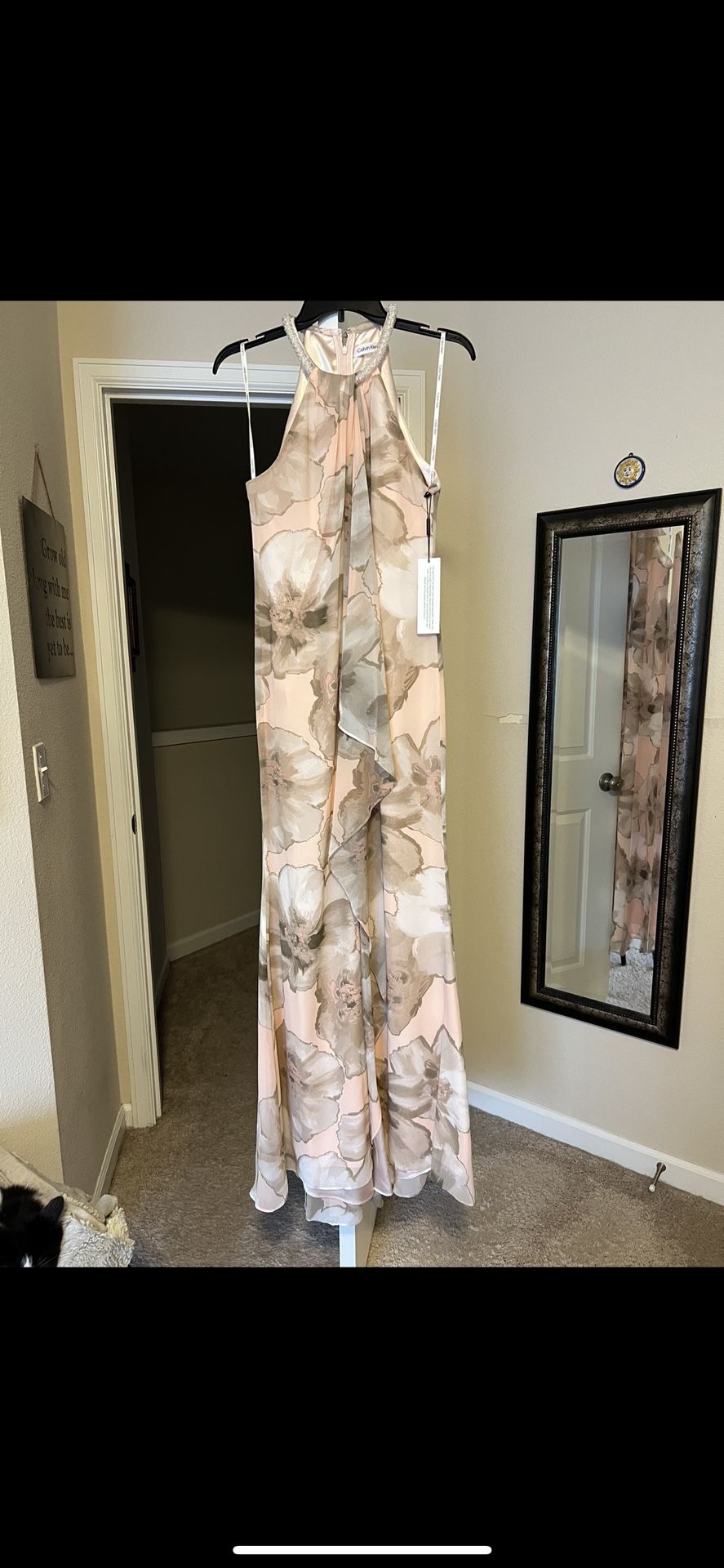 Formal Floral Dress Size 4