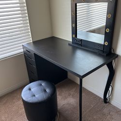 Vanity Desk Lighted Mirror