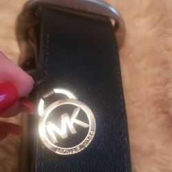 Mk Leather Belt