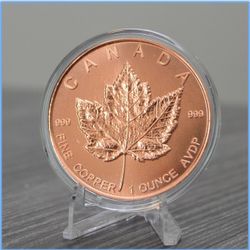 Canadian Maple Leaf Copper 1oz 