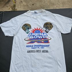 Arizona Rattlers VS Iowa Barnstormers 1997 Arena Bowl Vintage Hanes Tee