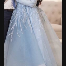 Blue Evening Dress 
