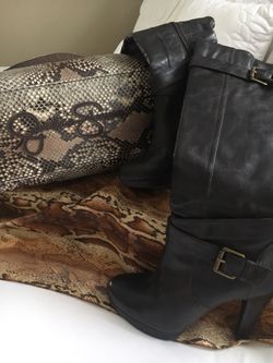 Matching set of Jessica Simpson boots and purse