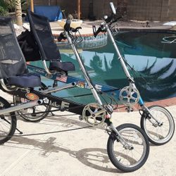 Recumbent Style Bicycles  BikeE  (Not Electric)