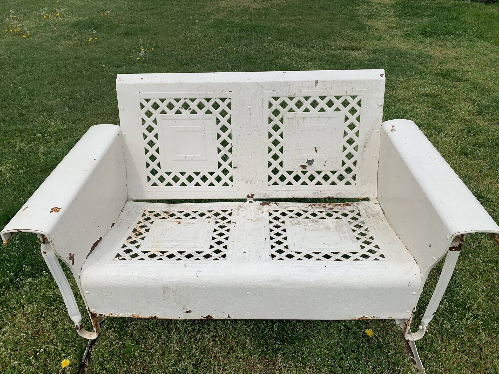Metal Vintage Glider /Two Seater/1950’s