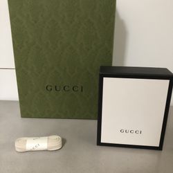 Authentic Gucci Boxes + Laces
