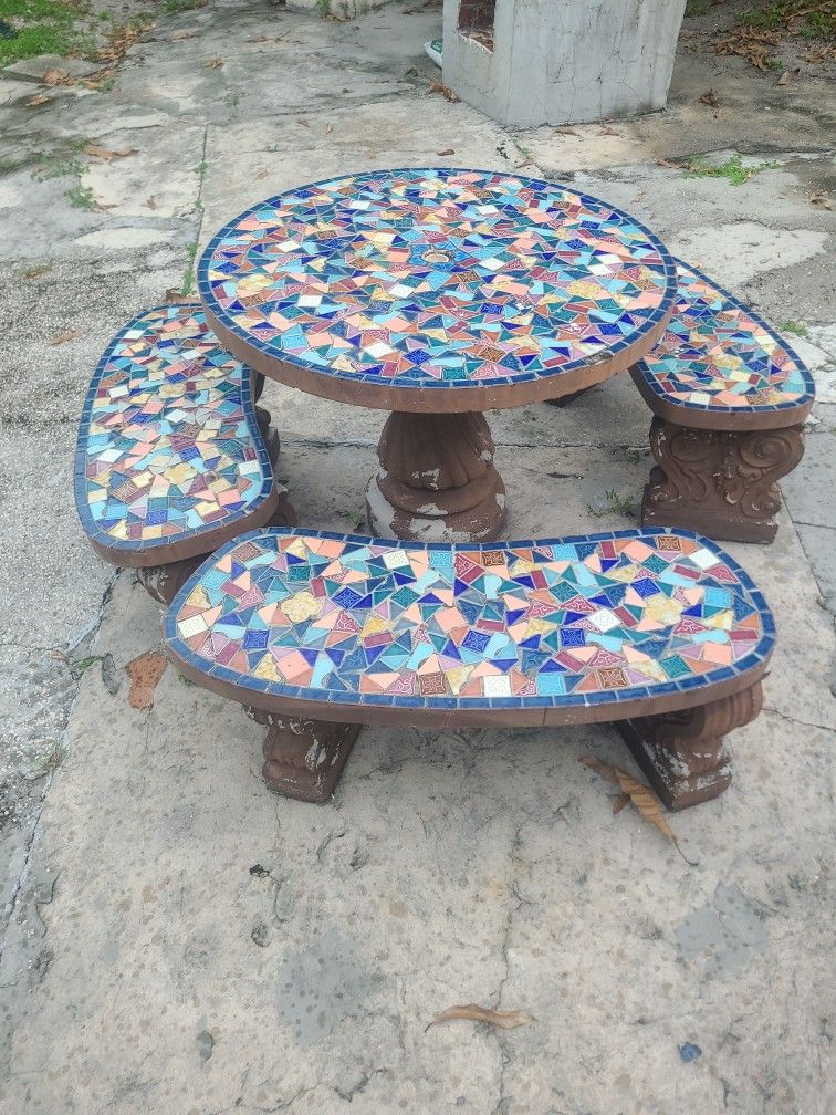 Table And Seats