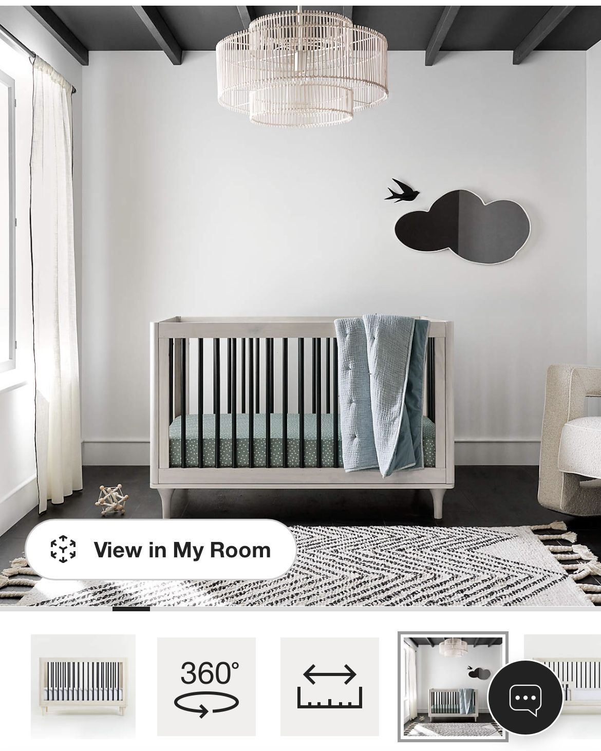 Crate and Barrel Exclusive: Babyletto 3-in-1 Convertible Crib and Pottery Barn Mattress