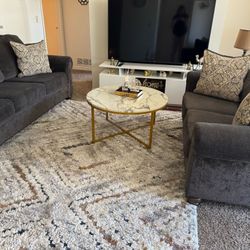 Beautiful Matching sofa and loveseat ( light brown)