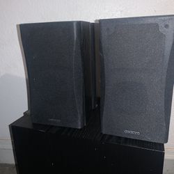 Onkyo Home Entertainment Theater Surround Sound Speaker Set 