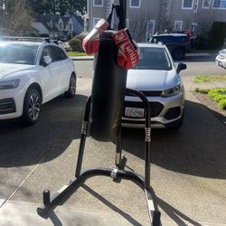 Boxing Bag And Stand For Sale 