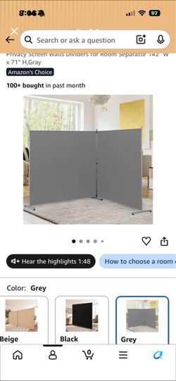 Room dividers