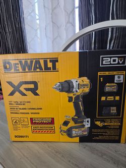 Dewalt 20v xr drill/driver kit with 6ah flex volt battery