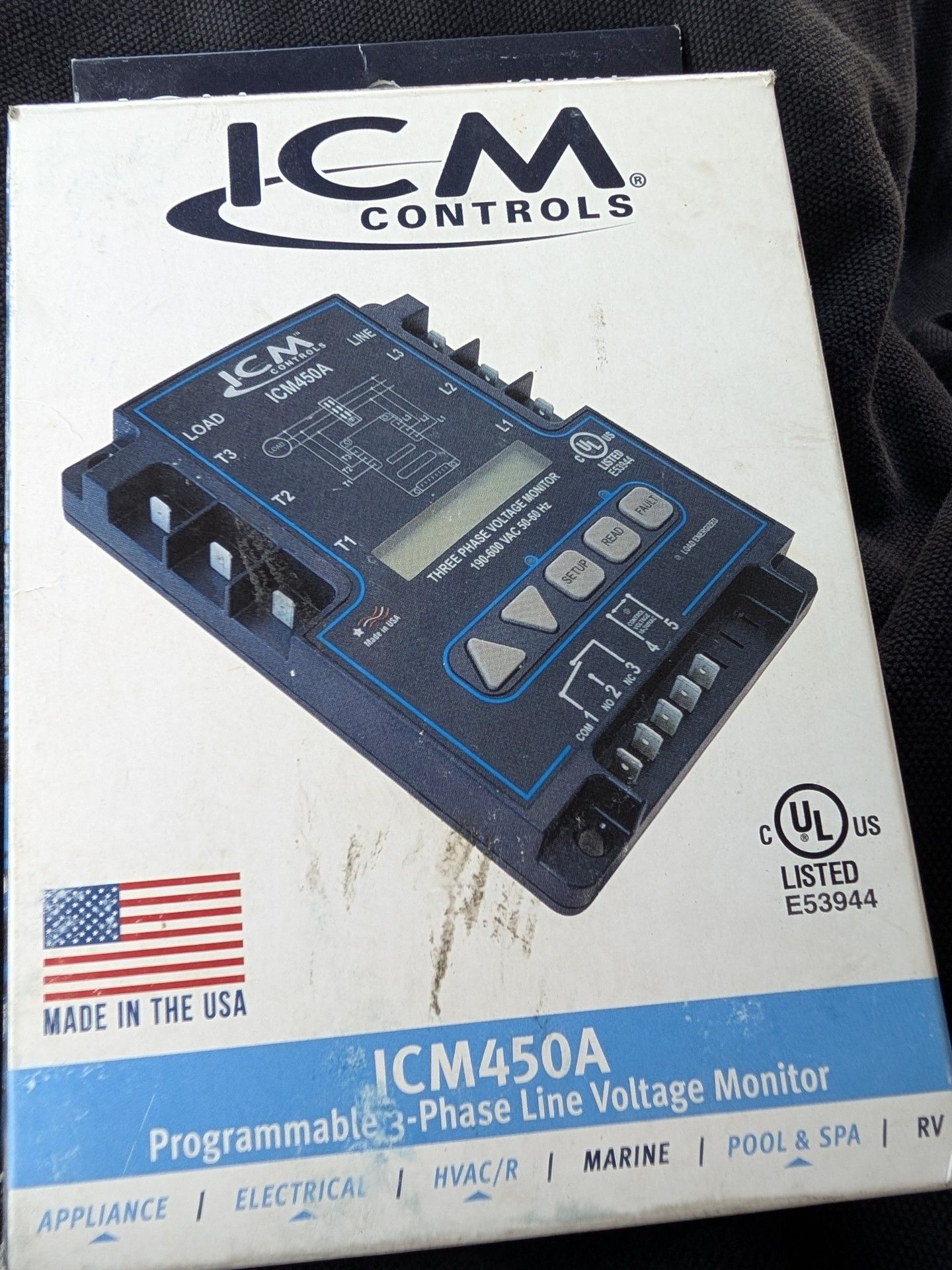 ICM Controls ICM450A Programmable 3-Phase Line Voltage Monitor