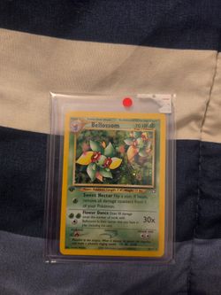 Pokemon card bellossom 1st edition vintage tcg raw single