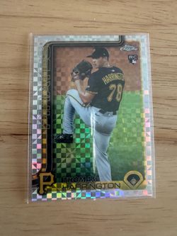 2025 Topps Chrome Thomas Harrington #USC177 Pittsburgh Pirates Rookie Card
