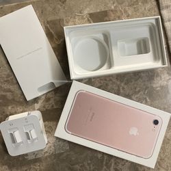 iPhone 7 Rose Gold 32GB BOX ONLY 