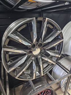 22x9 rims 6 lug 6x139 6x5.5 on new tires 305 40 22