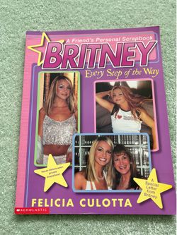 Vtg Britney Spears Every Step of the Way 1st Ed Scholastic 2001 Like New Clean
