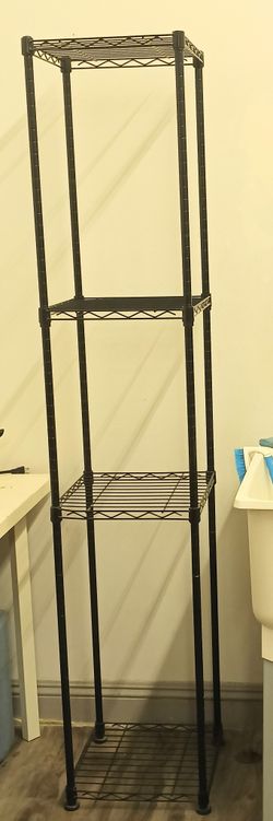 2 Tall wire shelves