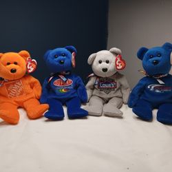 NASCAR BEANIE BABIES