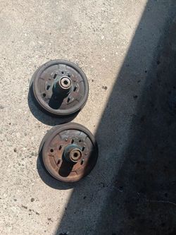 1937 Chevy rake drums in calipers