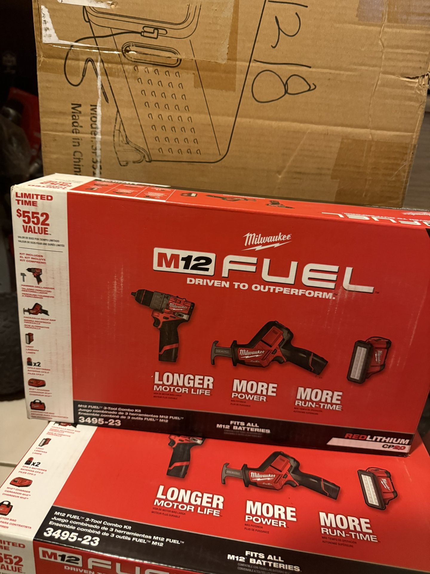 MILWAUKEE M12 3-Tool Combo Kit 3495-23