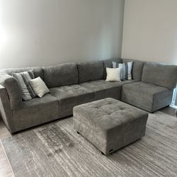 6-pc Fabric Modular Sectional