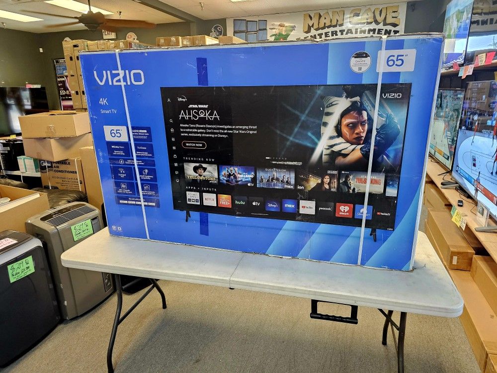 VIZIO 65 INCH UHD TV'S IN STOCK AIR PLAY VOICE SEARCH BLUETOOTH W/WARRANTY - PAYMENT OPTIONS