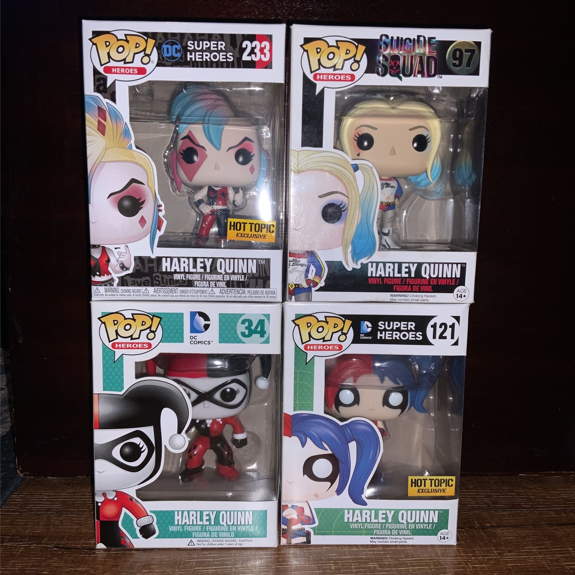 Harley Quinn Funko Pop Vinyl Figures