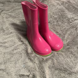 Cute Pink Rainboots! Adult 2-3