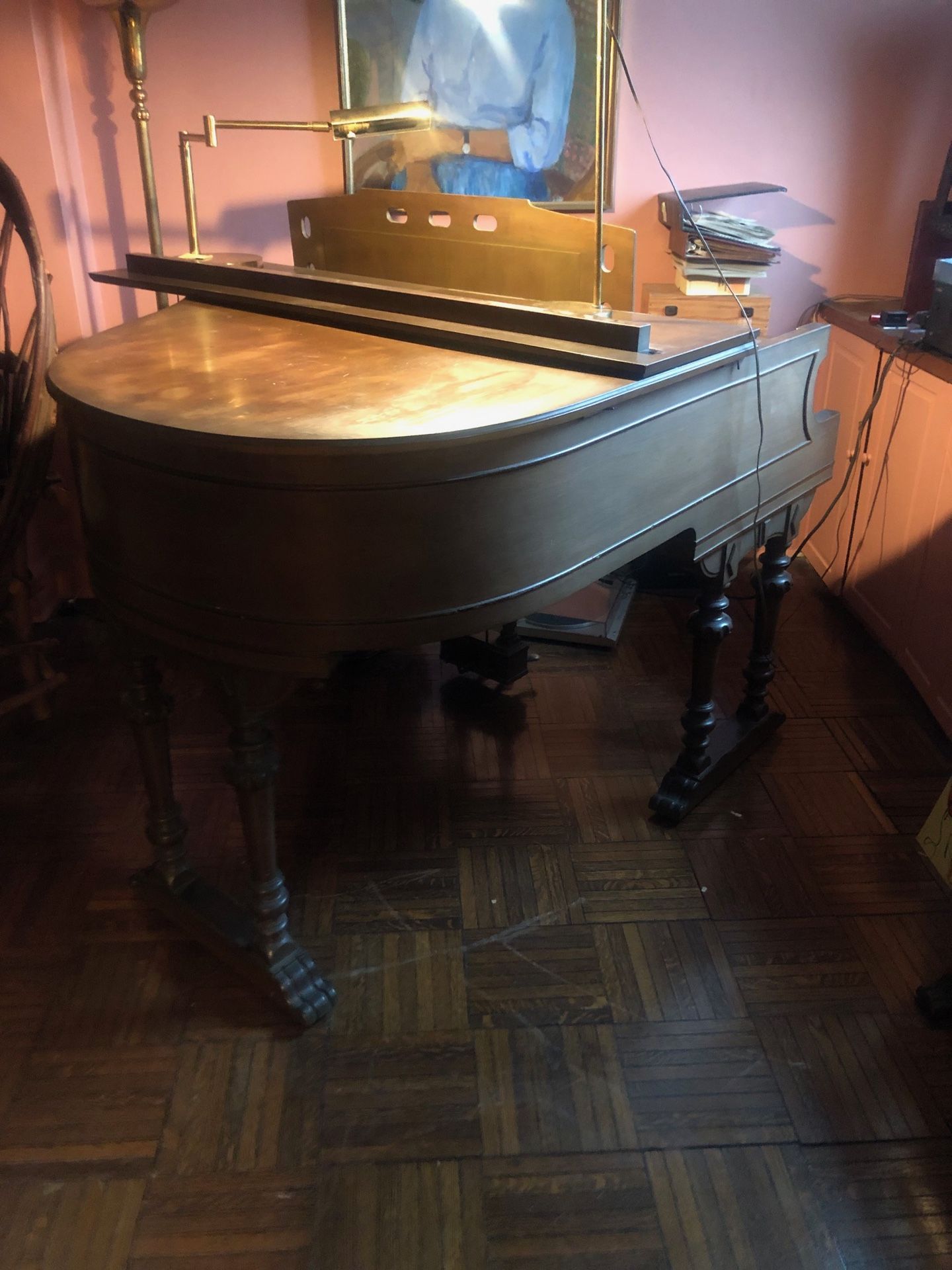 Mid-Century Stroud Baby Grand Piano