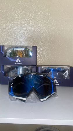 Motocross, Dirt Bike, ATV, or Off-Road Riding Mirrored Goggles.