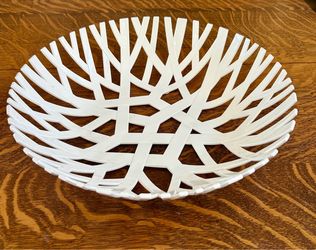 White Fruit Bowl