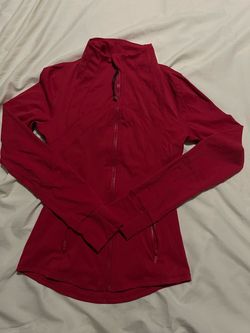 Red define Lulu jacket with pants