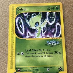 Pokémon TCG - Celebi 50 - Pokémon 4 Ever - Wizards Black Star Promos(3